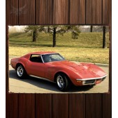 Металлическая табличка Corvette Stingray